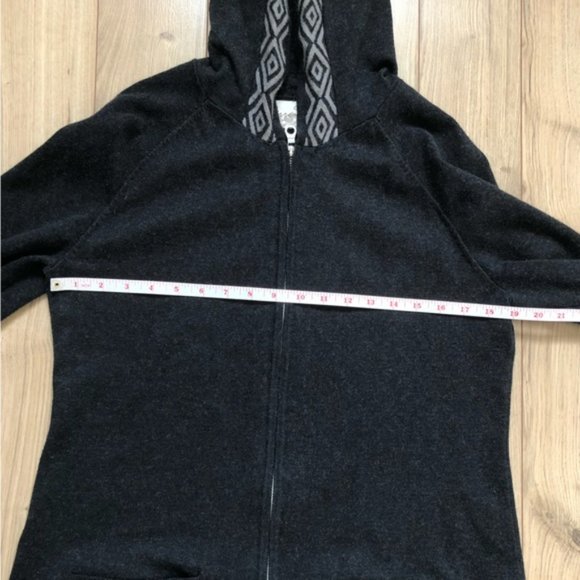 Womens Aventura Berlin Hooded Organic cotton blend zip up Cardigan size M - Picture 9 of 12